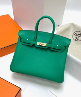 에르메스 버킨백25 벨벳그린 금장 스위프트